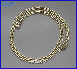 IMPRESSIVE SOLID 9CT GOLD HEAVY LINK NECKLACE, 30.8g, 39CM LONG, BIRMINGHAM 2001