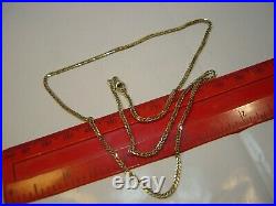 Incredible Solid 9ct Gold Herringbone Necklace-18-vintage- Heavy- Best Quality