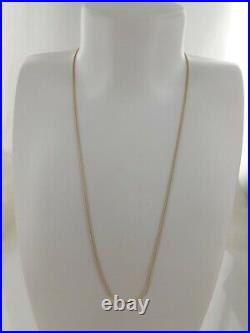 Italian Made Fine Snake Chain 9ct Gold 15 Inch/38cm 0.7mm GCH006 RRP £195