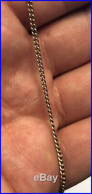 LONG 9ct Gold 24 Inch Chain Necklace Fully Hallmarked