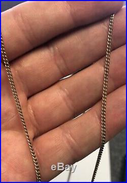 LONG 9ct Gold 24 Inch Chain Necklace Fully Hallmarked