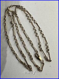 LONG Vintage 9Ct Yellow Gold Figaro Chain Necklace 5.89Gr, 3mm, 61.5Cm