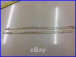LOVELY HEAVY 9ct GOLD CURB CHAIN STAMPED