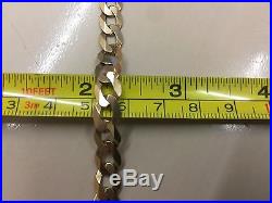 LOVELY HEAVY 9ct GOLD CURB CHAIN STAMPED