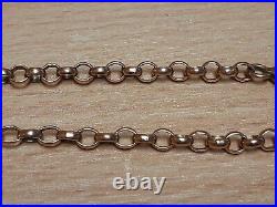 Ladies 9ct 6.8g 49cm Yellow Gold Belcher Chain With T-Bar HY 104240
