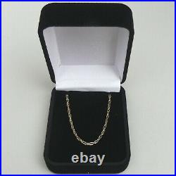 Long 9 Ct Gold Prince Of Wales Link 28 Chain Necklace 6 Grams