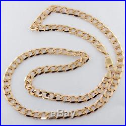 Long Hallmarked Heavy 9ct Gold Curb Link Chain 24 38.4 G RRP £1465 (BU2)