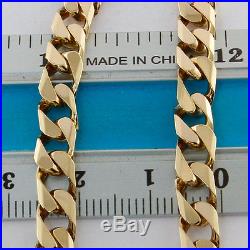 Long UK Hallmarked 9 ct Gold Tight Link Curb Chain 26 41.8 G RRP £1595 BN6