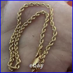 Lovely 9ct Gold Sparkly Rope Bracelet, Brand New, Fully Hallmarked