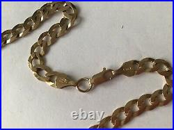 Lovely 9ct gold curb chain NOT SCRAP