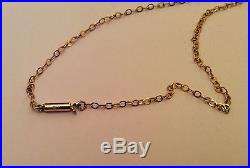 Lovely Vintage 9ct Gold St Christopher Pendant Necklace with 18 Chain
