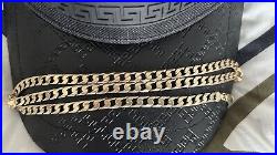 Men's 21 31.3g Genuine heavy 9ct solid gold curb chain mint condition