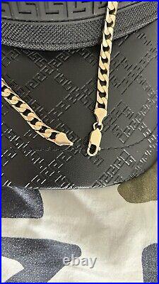 Men's 21 31.3g Genuine heavy 9ct solid gold curb chain mint condition