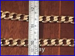 Men's 9CT Gold Heavy Curb Chain. 22 Inch. 100 Grams