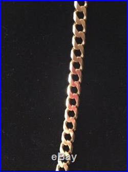 Men's 9CT Gold Heavy Curb Chain. 70 Grams. 25 1/2 Inch