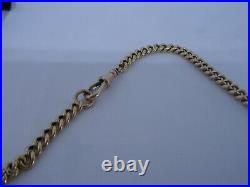 Mens 9 Ct Gold Watch Chain