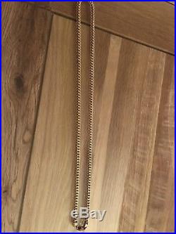 Mens 9ct Gold Chain Franco / Foxtail Design 26.4mm. 24.6grams