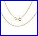Mens 9ct Gold Close Curb Chain Necklace
