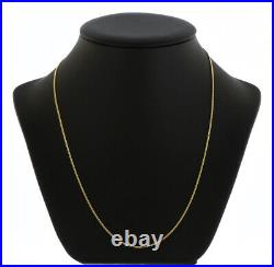 Mens 9ct Gold Close Curb Chain Necklace