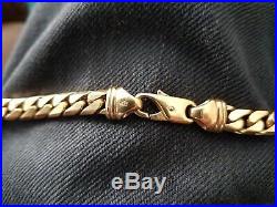 Mens 9ct Gold Curb Chain 76 Grammes Weight
