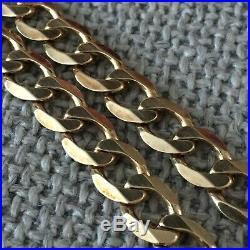 Mens Chunky 20 Inch 9ct Gold Chain Necklace