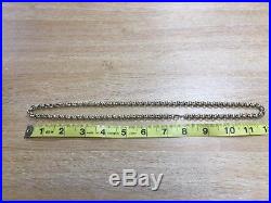 Mens Gents Solid 9ct Gold Belcher Chain Necklace Heavy, 93.4 Gm, Length 24, Gold