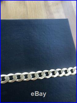 Mens Heavy 9 Ct Gold Chain And Bracelet Over 302 Grammes