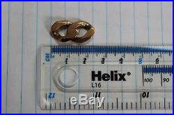Mens High Quality 9ct Gold Heavy Flat Curb Link Bracelet