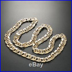 NEW Heavy 9ct Gold Large Anchor Chain 12.5mm 105G 26 RRP £4200 B32 26 A