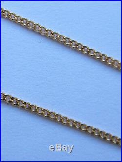 New 1/5ct Diamond Solitaire 9ct Yellow Gold Pendant &18 inch Chain £160 Freepost