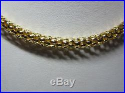 New 9ct Gold Fancy Link Chain Necklace 18 inch 10.50 grams £350 Freepost