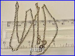Nice 9ct solid gold 20 belcher chain necklace. Hallmarked Twice, Boxed