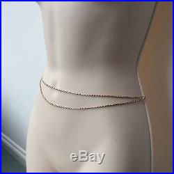 OUTSTANDING VICTORIAN 9ct GOLD LONGUARD CHAIN 57 (147 CM) LONG