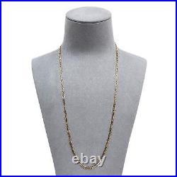 Pre-Owned 9ct Yellow Gold 22 Inch Figaro Chain Necklace