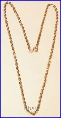 Prince Of Wales 9ct gold chain 17.44 gram. 22 Inch