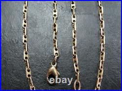 RARE VINTAGE 9ct GOLD FANCY ANCHOR LINK NECKLACE CHAIN 19 inch 1989