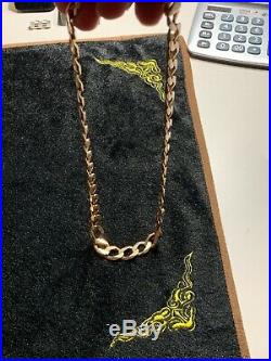Reduced! Heavy 9ct gold curb chain 26 Inch 111 Gram