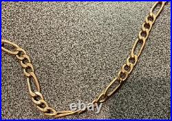 STUNNING HALLMARKED SOLID 9 ct YELLOW GOLD CHAIN NECKLACE IN EXCELLENT CONDITION