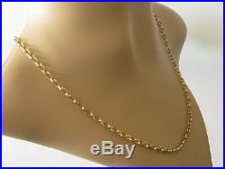 Secondhand 9ct Yellow Gold Belcher (9.1g) Chain Necklace Length 17 Inches