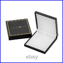 Small 9ct Gold Cross Pendant Necklace With 18 Gold Chain and Jewellery Box