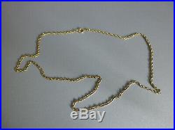 Solid. 375 / 9ct Gold Chain / Necklace 24inch 6.7grammes HM 1977