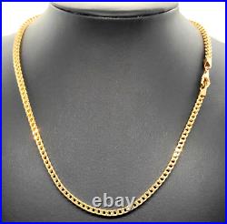Solid 9 ct Carat Gold Box Chain Necklace Mens Womens Gift for him her Fashion