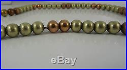 Solid 9ct Gold BEADS Necklace Chain 18 38.3gr 7mm links RRP£1900
