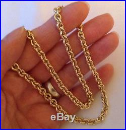 Solid 9ct Gold Belcher Chain Necklace. 18 Inches. Great Cond. 39.90 grams