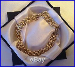 Solid 9ct Gold Belcher Chain Necklace. 18 Inches. Great Cond. 39.90 grams