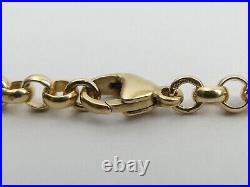 Solid 9ct Gold Belcher Link 51 CM Chain Necklace 19.2 Grams