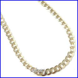 Solid 9ct Gold Chain 18 Inch Curb Yellow Fully Hallmarked 19.5g 5.5mm Wide 18