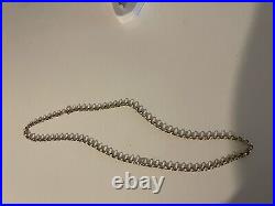 Solid 9ct Gold Heavy Necklace 22 inches and hallmarked 22.74grams