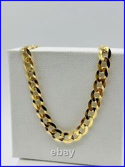 Solid 9ct Gold Mens 5.5mm Curb Link Chain Heavy Necklace 20 Inch New