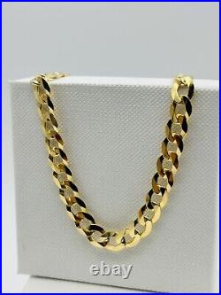 Solid 9ct Gold Mens 5.5mm Curb Link Chain Heavy Necklace 20 Inch New